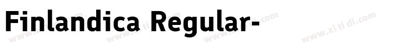 Finlandica Regular字体转换